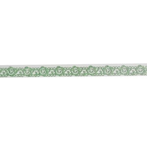 Decorative Glitter Tape - Flowers and Vines (Green)