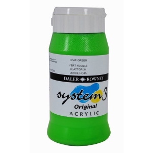 Daler Rowney System 3 Original Acrylic 500ML - Leaf Green