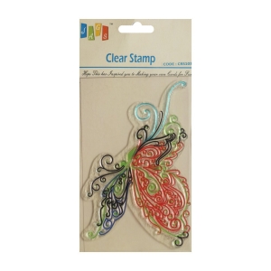 Swirly Butterfly Stamp