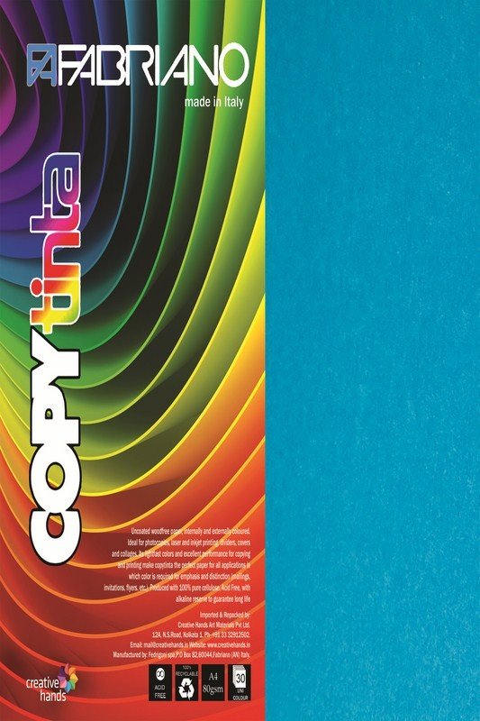 Fabriano Copy Tinta A4 - Azzurro (Pack of 2)