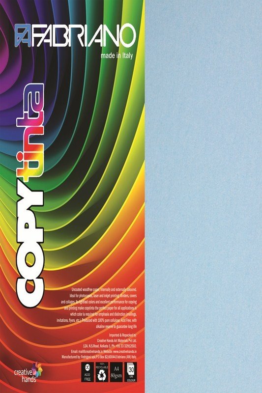 Fabriano Copy Tinta A4 - Celeste (Pack of 2)