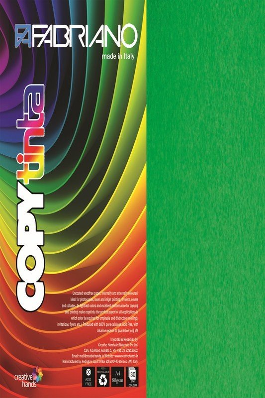 Fabriano Copy Tinta A4 - Verde (Pack of 2)