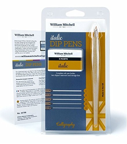 William Mitchell Calligraphy Italic Dip Set