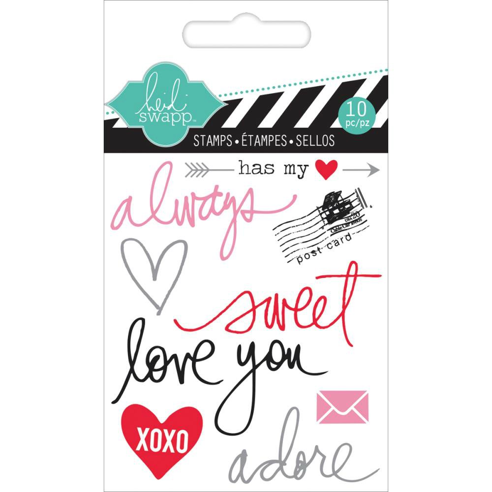 Heidi Swapp Clear Mini Stamps - Always