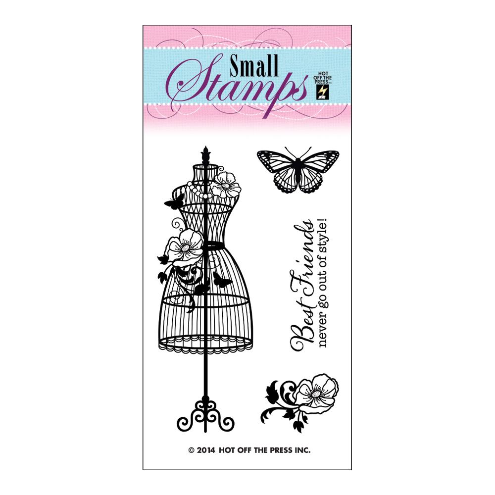 Hot Off The Press Acrylic Stamp - Dress Form