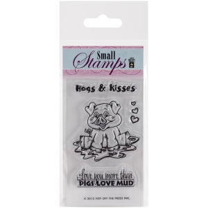 Hot Off The Press Acrylic Stamp - Small Hugs and Kisses