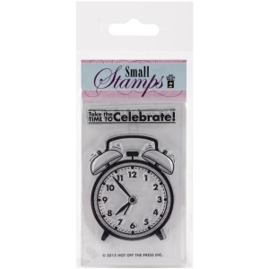 Hot Off The Press Acrylic Stamp - Small Alarm Clock