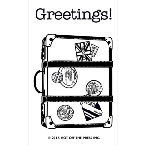 Hot Off The Press Acrylic Stamp - Small Vacation