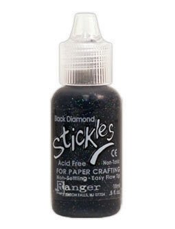 Ranger Stickles Glitter Glue - Black Diamond