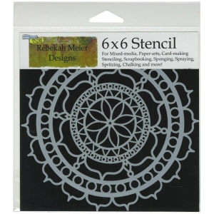 The Crafters Workshop 6"x6" Stencil - Rosetta