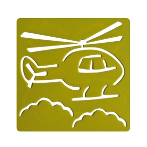 Washable Templates or Stencils for Kids (Set of 6 pcs) - Vehicles