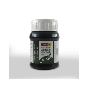 Camel Artist Acrylic Colour 500ml Jar - Hookers Green