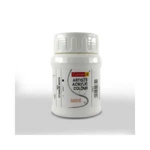 Camel Artist Acrylic Colour 500ml Jar - Titanium White