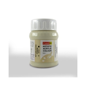 Camel Artist Acrylic Colour 500ml Jar - Unbleached Titanium