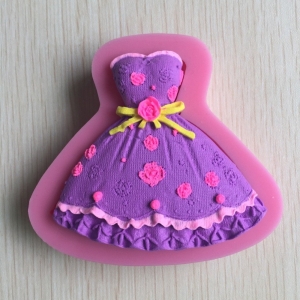 camold255_dress_shape_silicone_mold_1