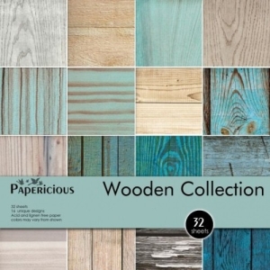 Papericious - Wooden Collection (6 by 6 paper)