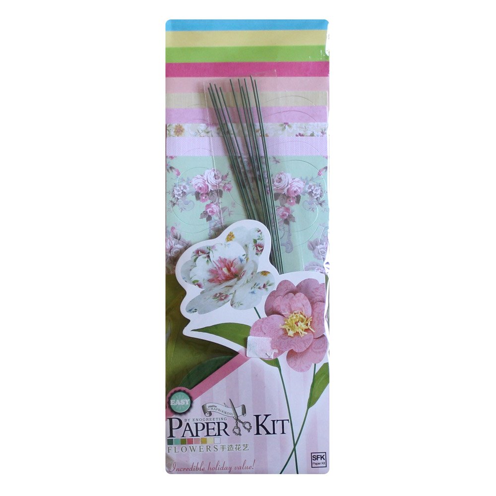 DIY Paper Flower making Kit by EnoGreeting - Design 10