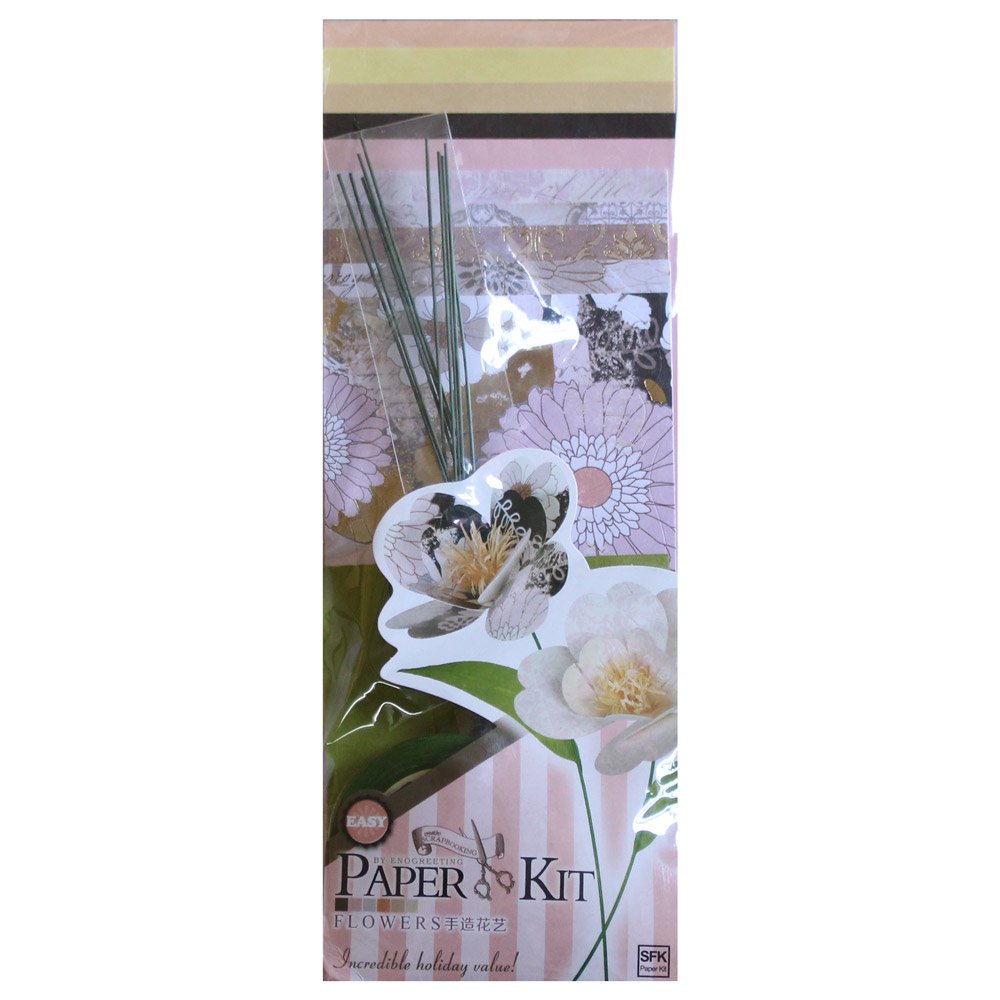 DIY Paper Flower making Kit by EnoGreeting - Design 7