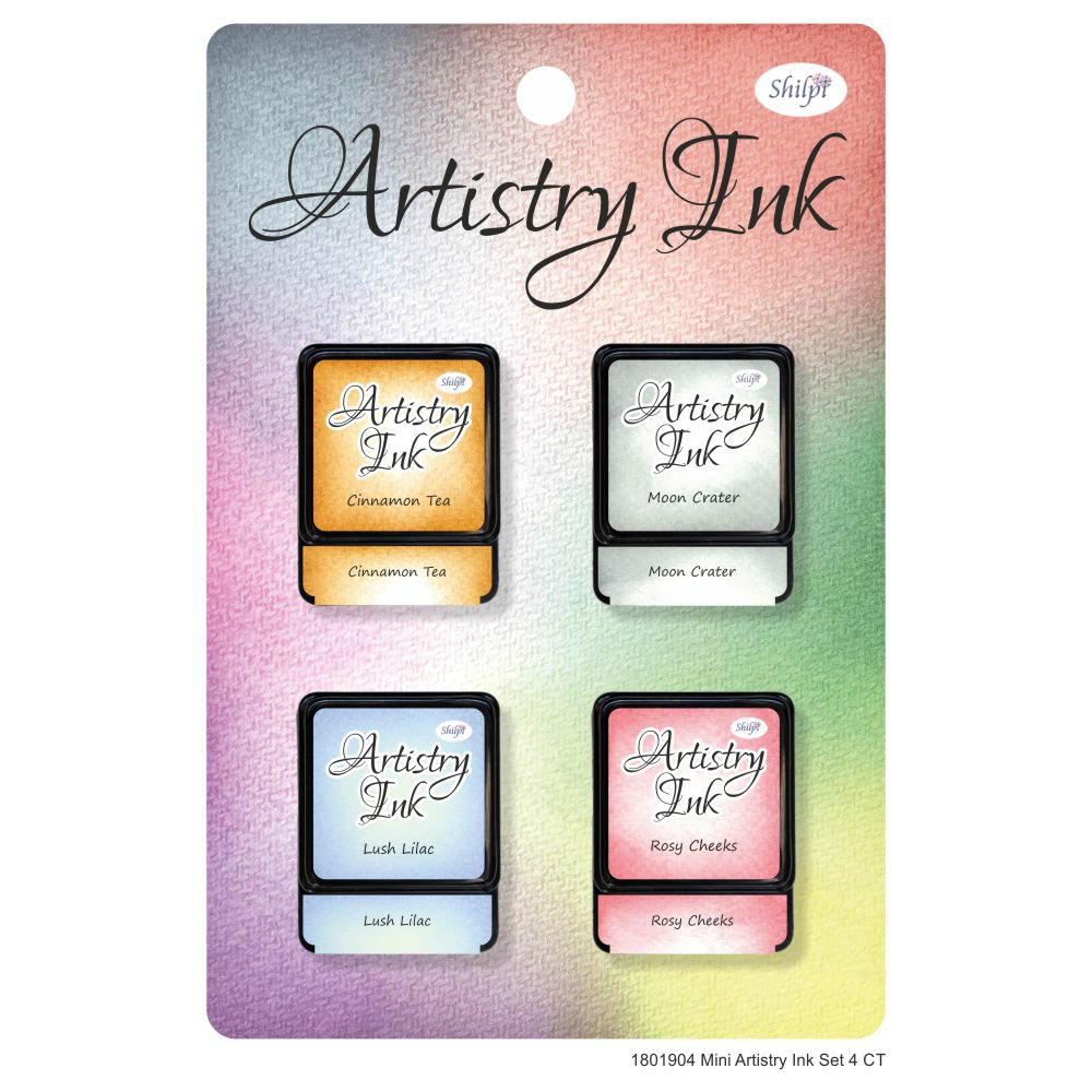 Shilpi Artistry Mini Ink Pad Set 4 - CT (Set of 4)