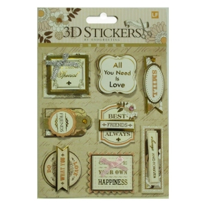 3D Stickers by LianFa (Medium) - Design 8