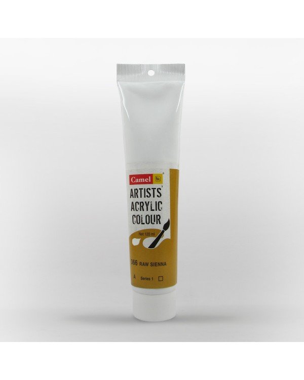Camel Artist Acrylic Colour 120ml Tube - Raw Sienna
