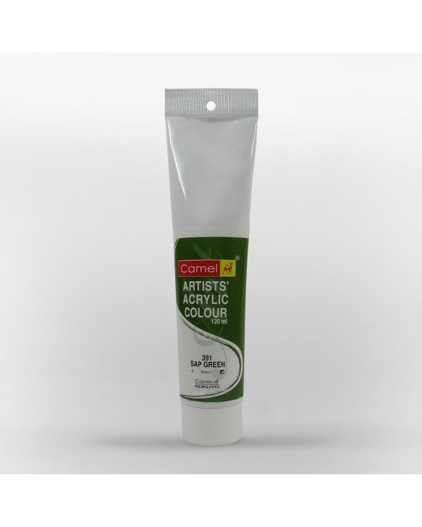 Camel Artist Acrylic Colour 120ml Tube - Sap Green
