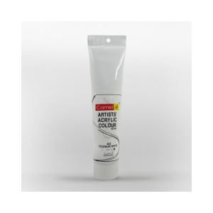 Camel Artist Acrylic Colour 120ml Tube - Titanium White