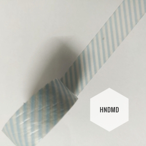 Sky blue striped Washi Tape