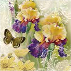 A pack of 13 by 13 inch Decpoupage Napkin Paper (SDL083700) - Set of 5 pcs