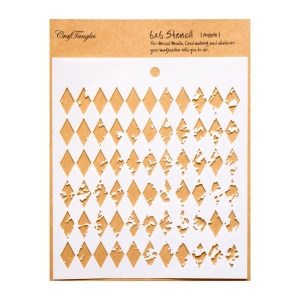 CrafTangles 6"x6" Stencil - Argyle
