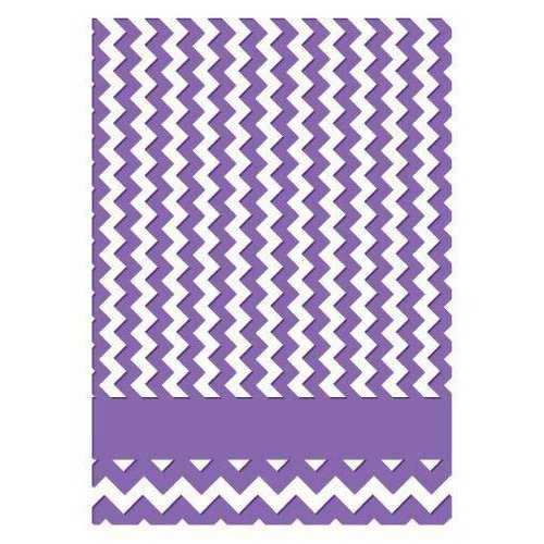 Couture Creations Embossing Folder - Harmony Chevron Collection (5"X7")