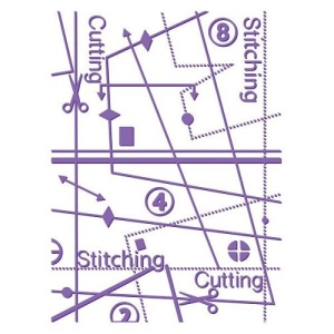 Couture Creations Embossing Folder - Hemlines (5"X7")