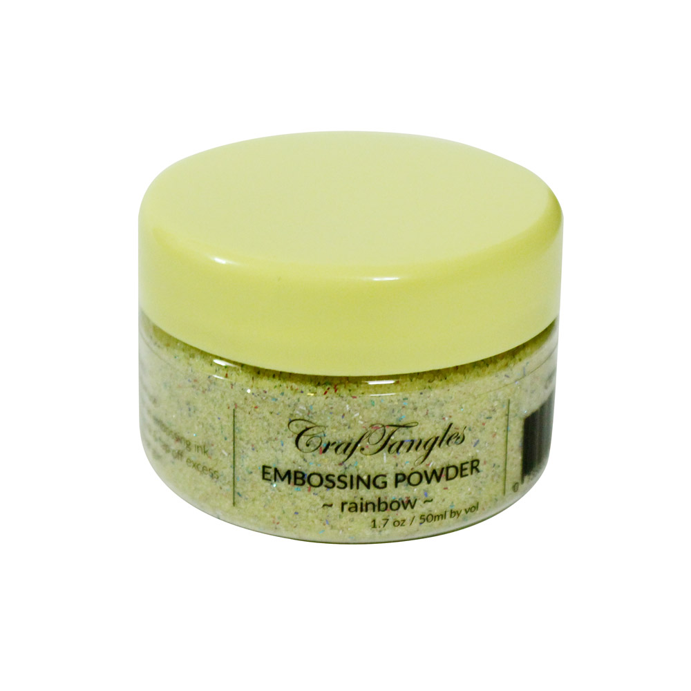 CrafTangles Embossing Powder - Rainbow (1.7 oz/50 ml)