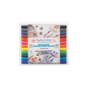 ZIG Fabricolour Twin 12 piece set