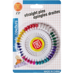 Large multicolored pearl pins (Pack of 40 pins)