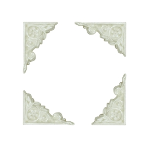 Resin corners - Design 1 (Pack of 10 corners)