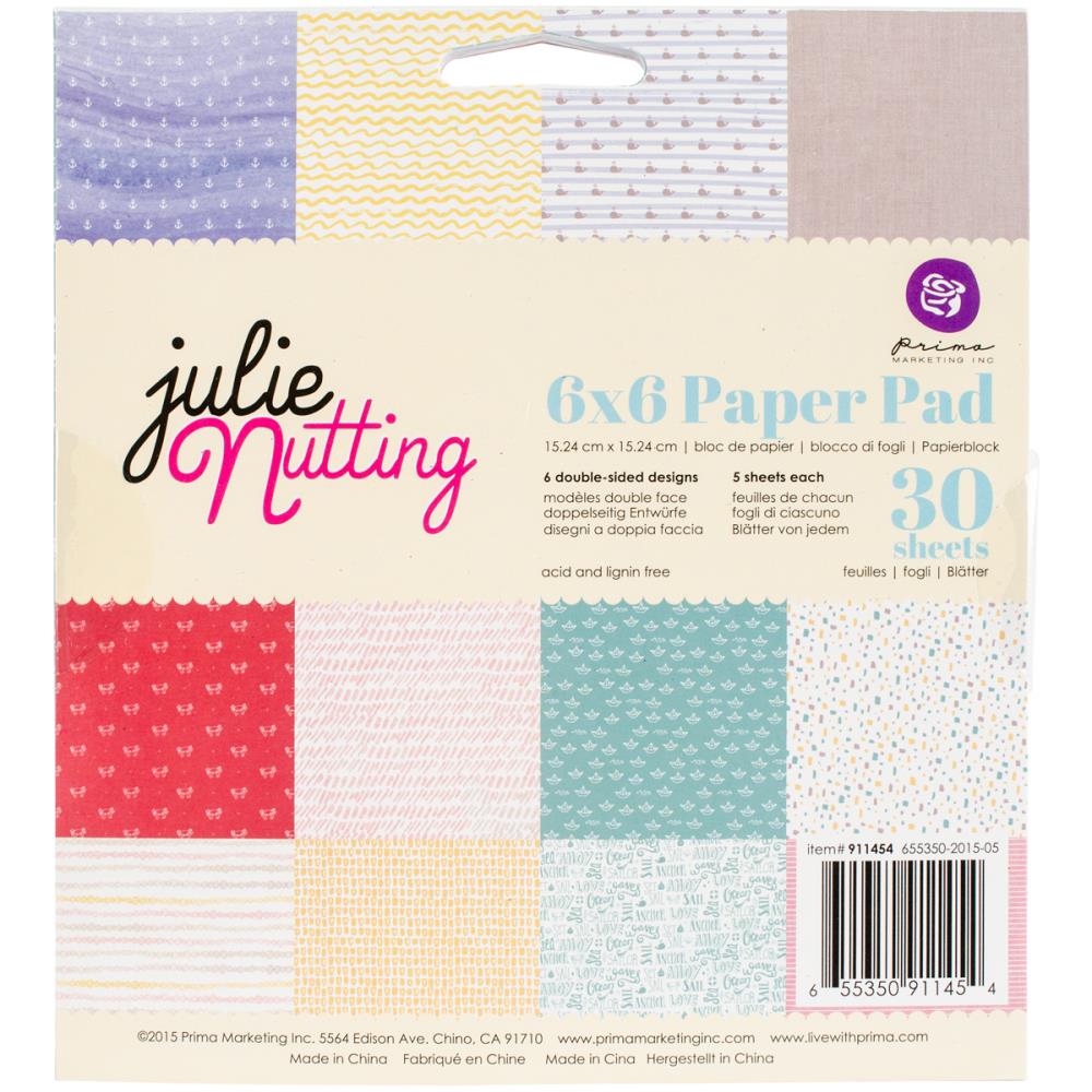 Prima - Summer - 6x6 Paperpack (30 double sided sheets)