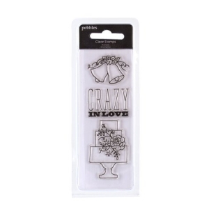 Pebbles Clear Stamp - Crazy in Love