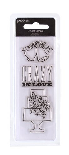 Pebbles Clear Stamp - Crazy in Love