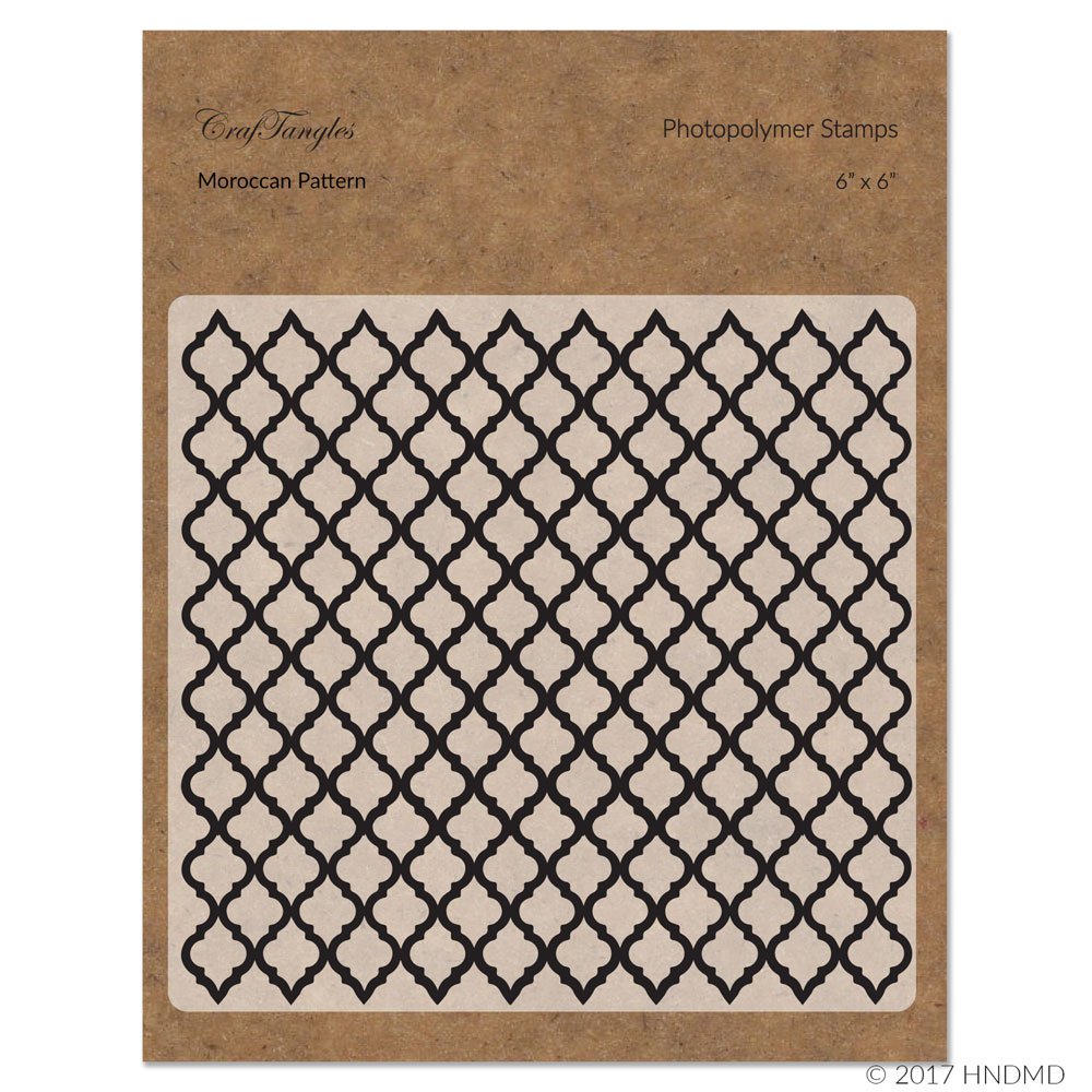 CrafTangles Photopolymer Stamps - Moroccan Pattern