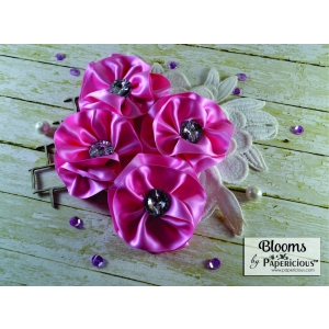 Papericious Handmade Fabric Flowers (FL6001)