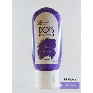 Papericious Fine Acrylic Colour (Dots) (50 ml) - Blue Berry