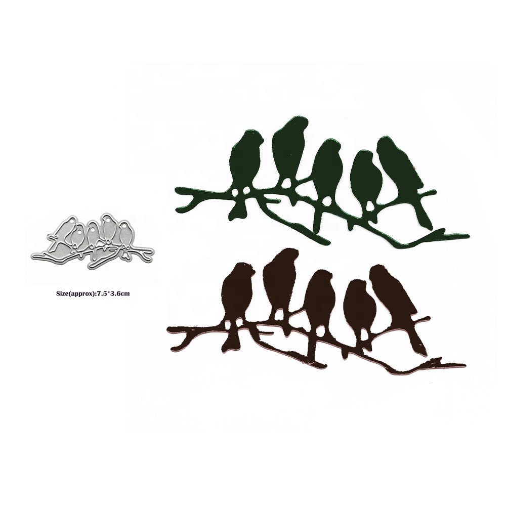 Steel Dies - Birds on a branch
