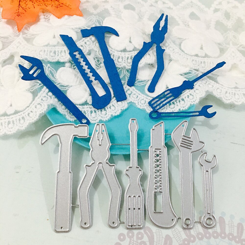 Steel Dies - Handy tools (Fathers Day) - Set of 6 dies
