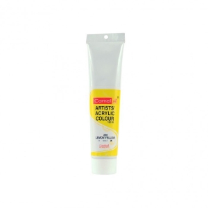 Camel Artist Acrylic Colour 120ml Tube - Lemon Yellow