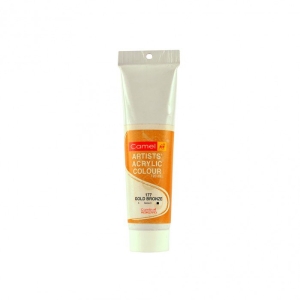 Camel Artist Acrylic Colour 120ml Tube - Gold Bronze