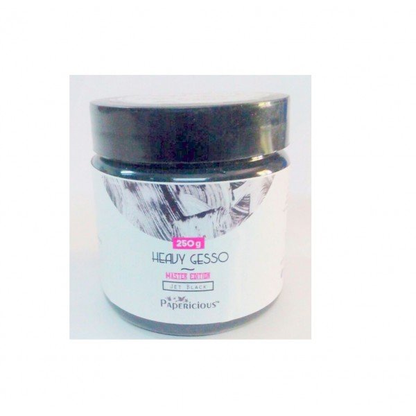 Papericious Heavy Gesso (250 gm) - Black