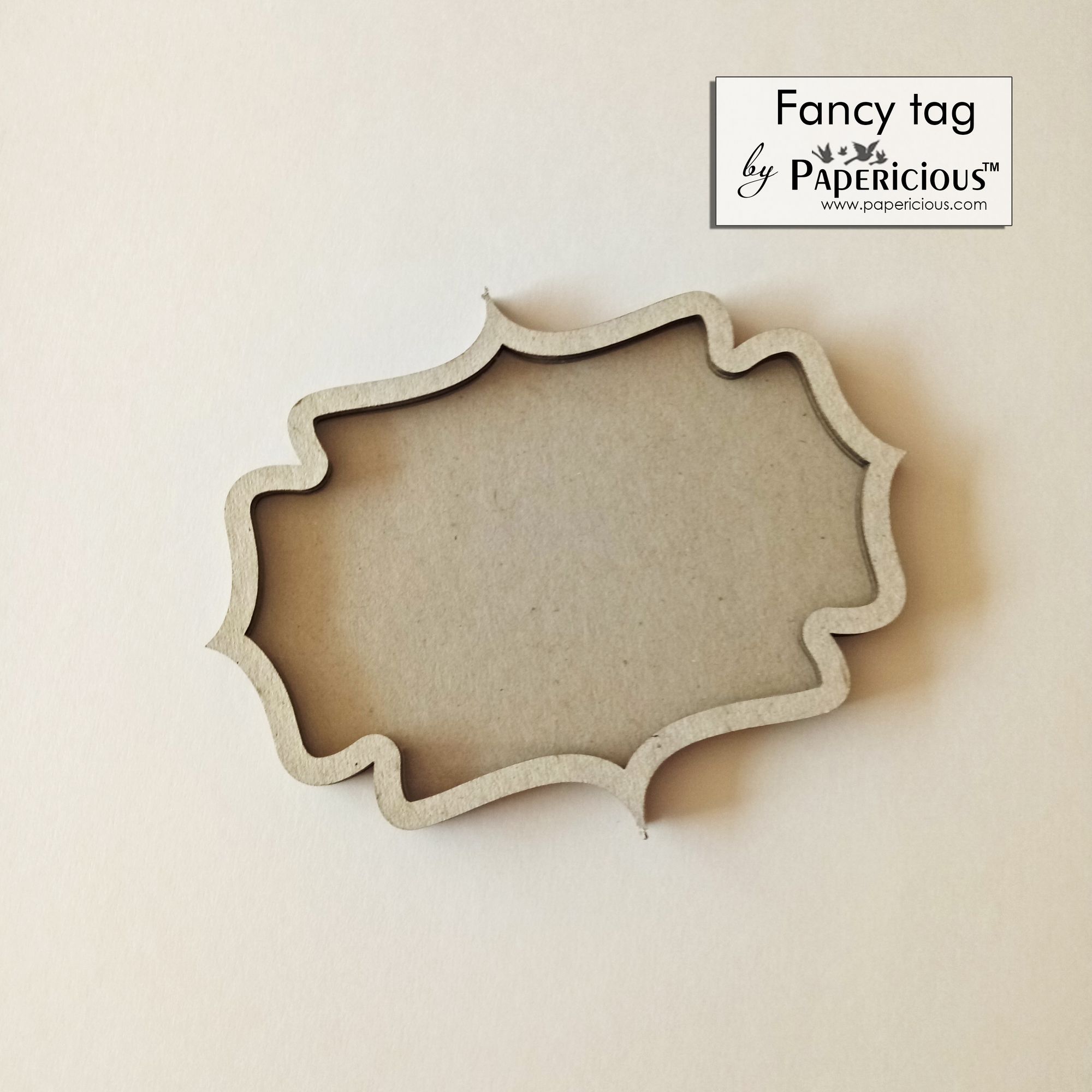 Papericious 3D shaker Chippis - Fancy Tag