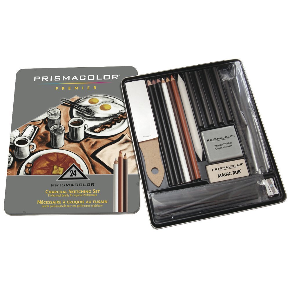 Prismacolor Premier Charcoal Sketch Set (24 pieces)