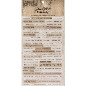 Tim Holtz Idealogy Clipping Stickers